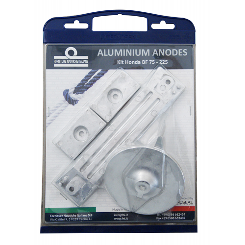 Kit anodi alluminio per motori Honda bf75-90-115-130