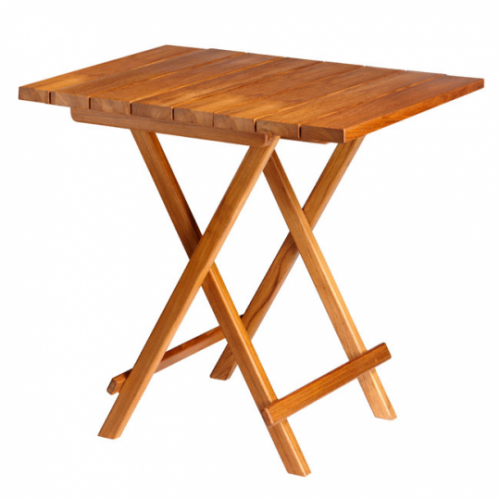 tavolo pieghevole in teak  cm 60x80x75h