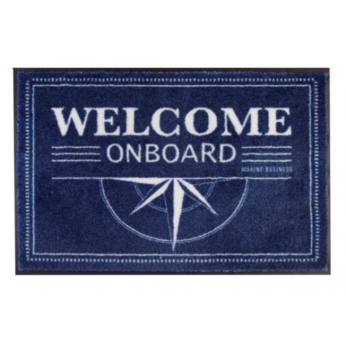 Tappetino di bordo rettangolare con scritta Welcome on Board