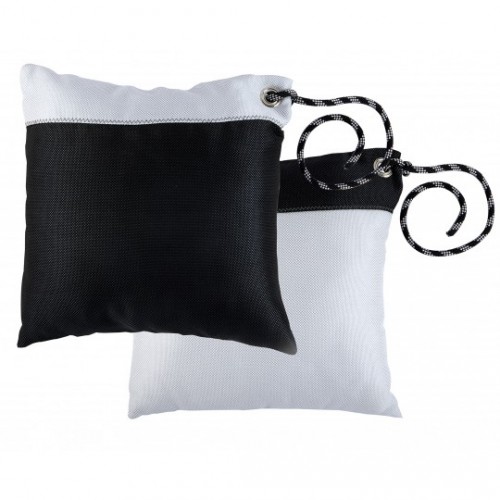 Set due cuscini nero/bianco